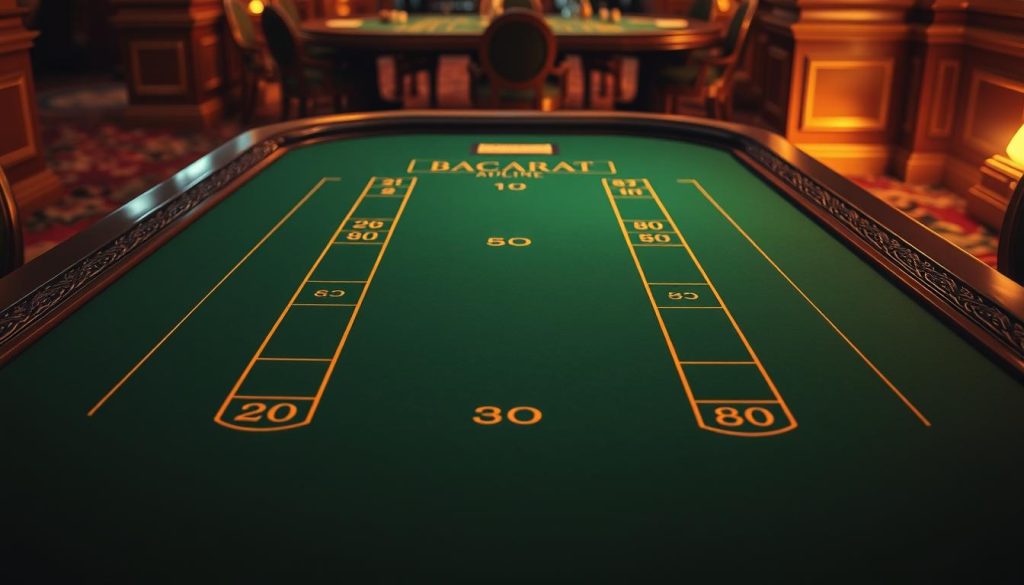 Baccarat Table Layout