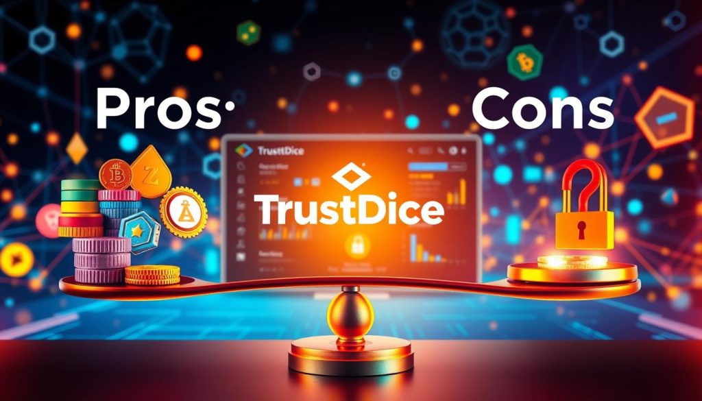 TrustDice Pros and Cons